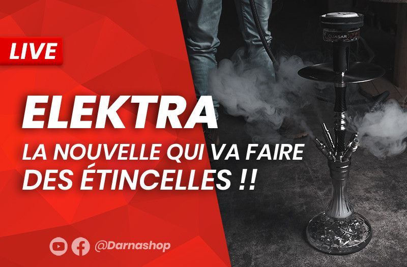 Crystalia Elektra : test et avis de la chicha multi-sorties, 4 tuyaux